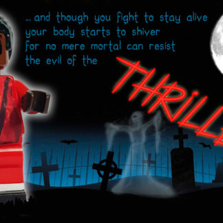Michael Jackson Lego figure zombie