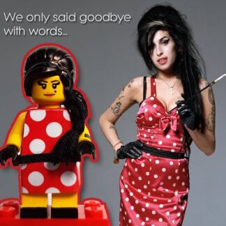 amy winehouse Lego figure