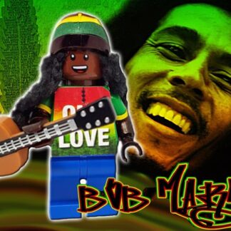 bob marley Lego figure with guitar